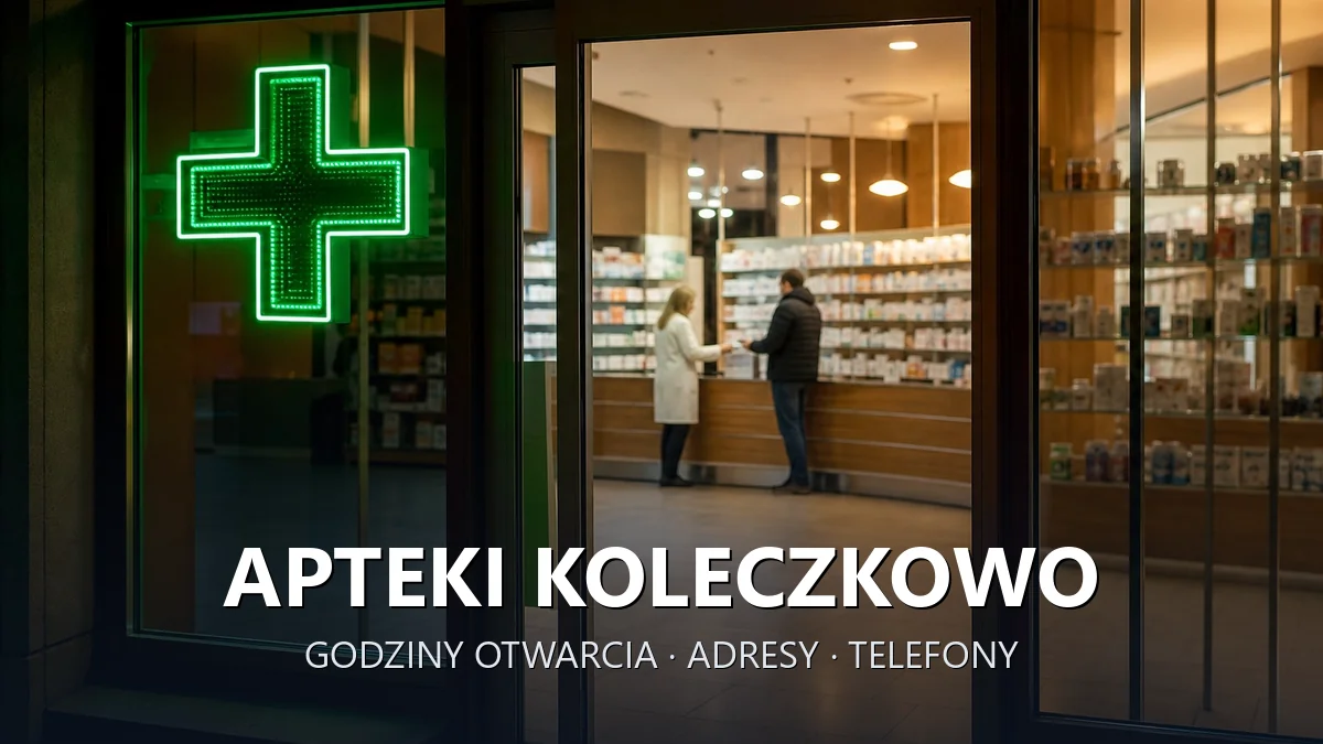 Apteki Koleczkowo, gmina Szemud, powiat wejherowski - adresy, telefony, godziny otwarcia