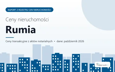 Ceny mieszkań w mieście Rumia — październik 2026