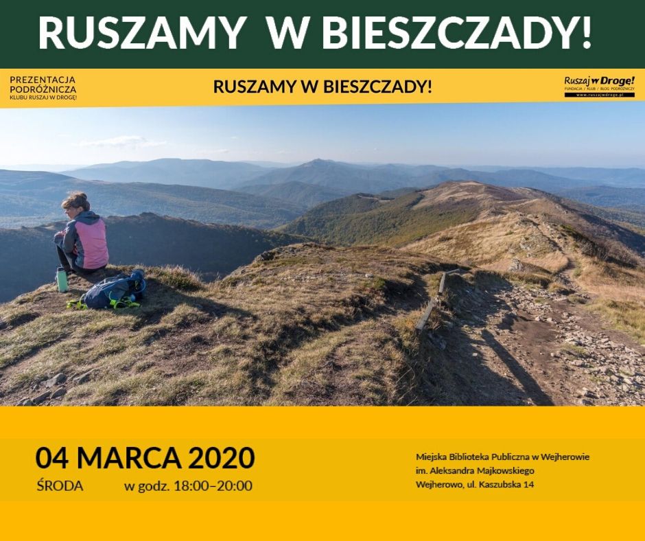 Biblioteka Wejherowo: Marcowe spotkanie podróżnicze - Bieszczady