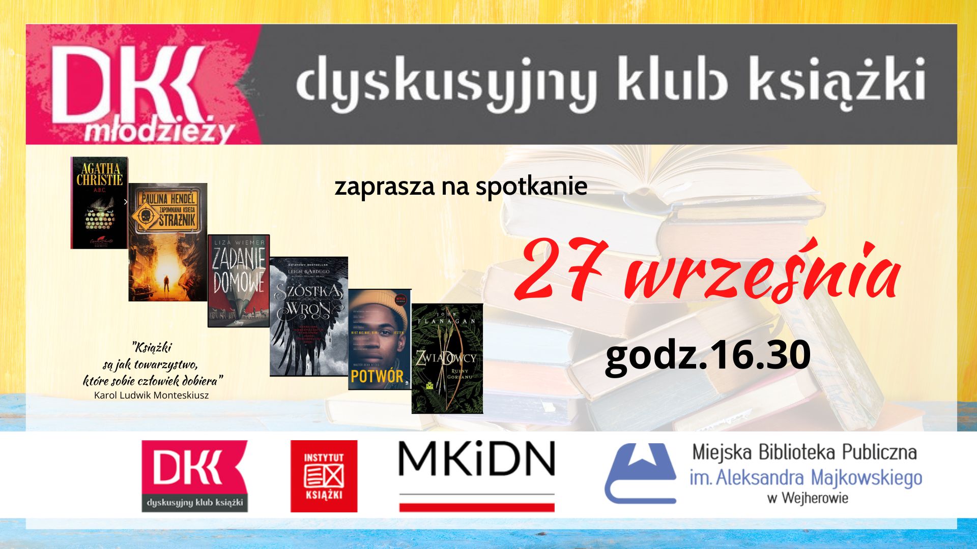 Biblioteka Wejherowo: DKK dla młodzieży