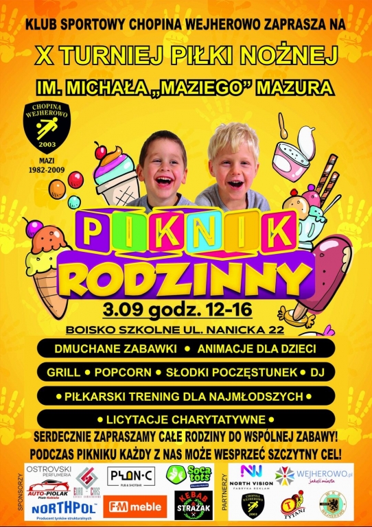 UM Wejherowo: Piknik Rodzinny wraz z X Turniejem Piłki Nożnej
