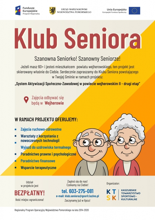 UM Wejherowo: Oferta dla seniorów 60 plus