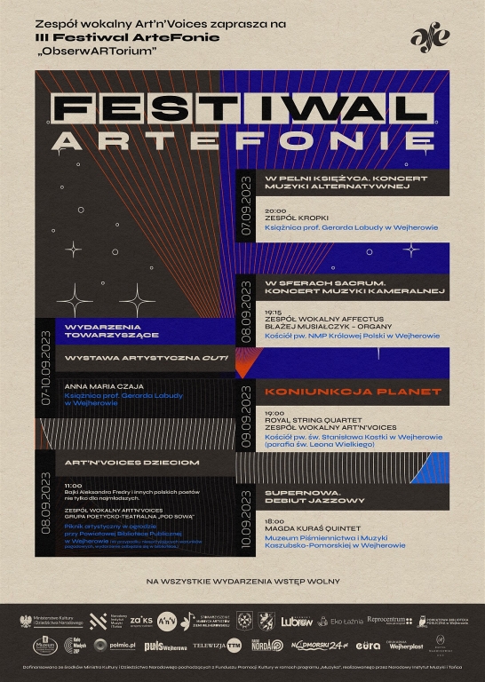 UM Wejherowo: Startuje III Festiwal Muzyczny ArteFonie ObserwARTorium”