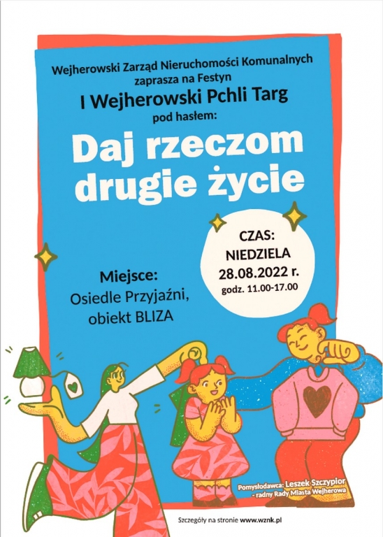 UM Wejherowo: Zapraszamy na pierwszy wejherowski Pchli Targ!