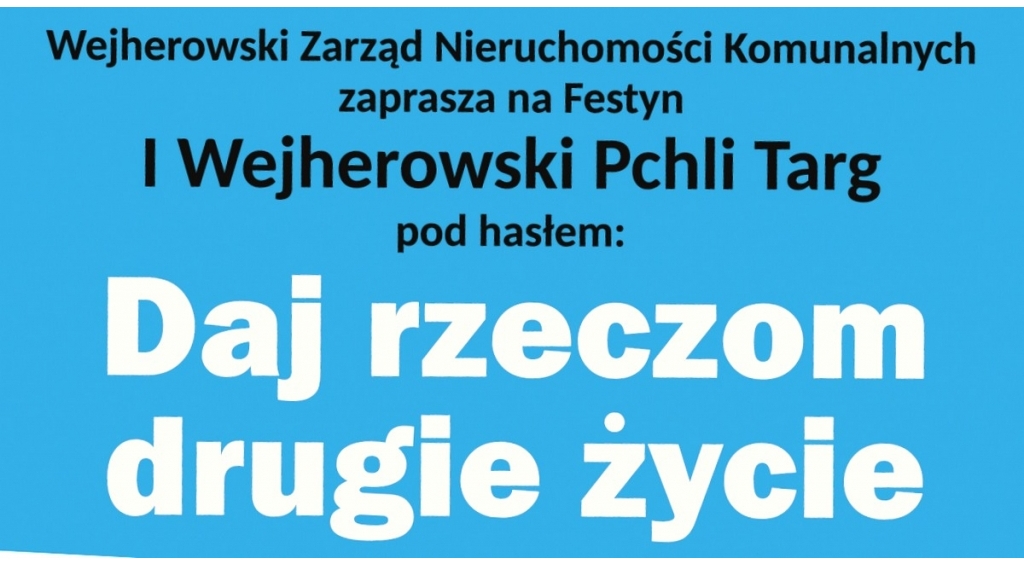 UM Wejherowo: I Wejherowski Pchli Targ już w niedzielę