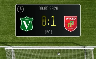 [PIŁKA NOŻNA] 30. kolejka Betclic 3. Ligi Grupa 2 (Grupa II) – Victoria Września – Wikęd Luzino 0:1. J. Krefft rozstrzygnął tuż przed przerwą