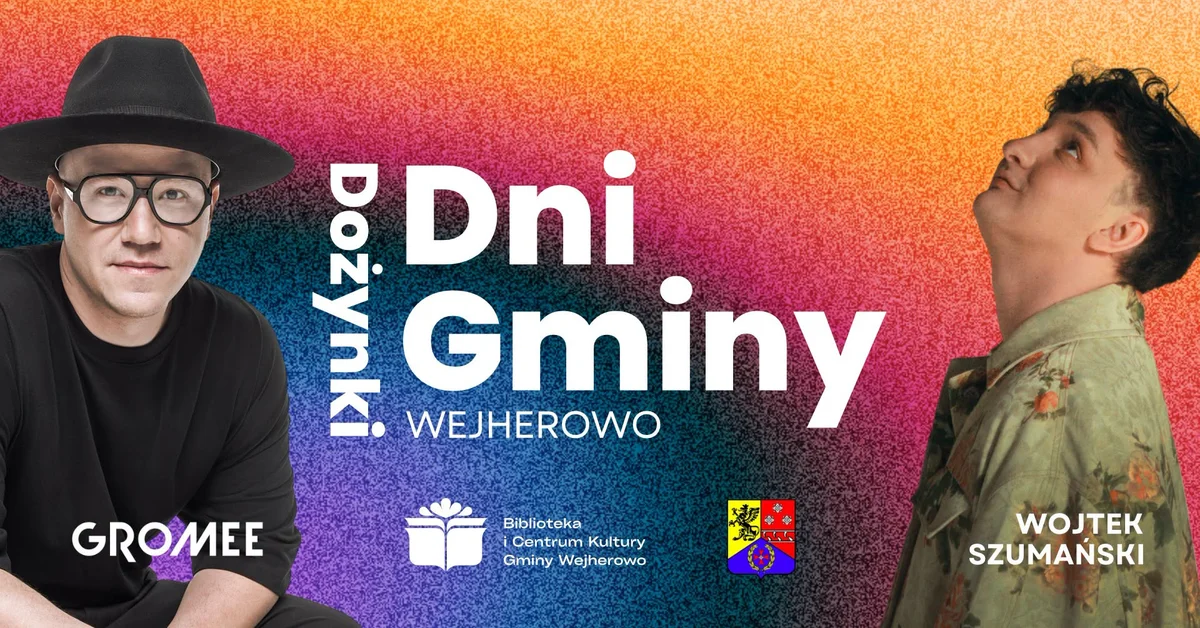 Grafika promocyjna wydarzenia Dożynki / Dni Gminy Wejherowo – Bolszewo 2026