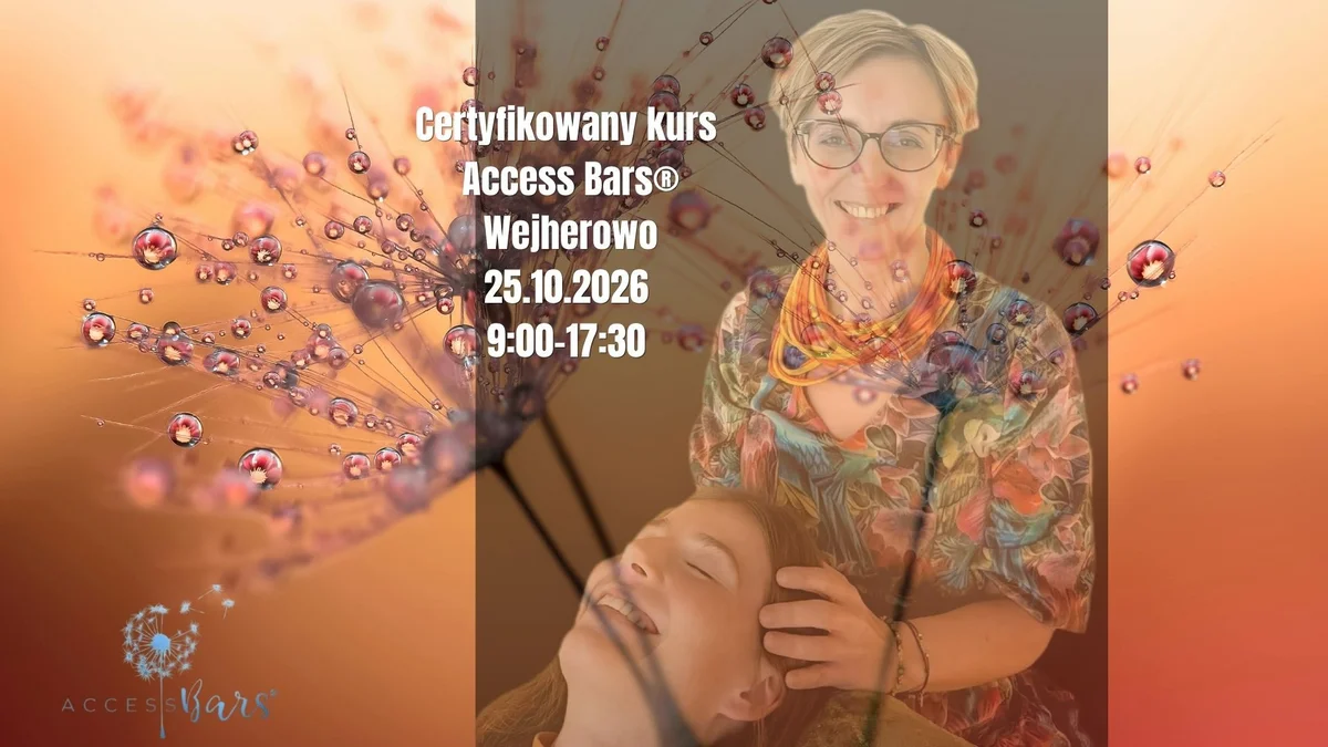 Grafika promocyjna wydarzenia Access Bars® – kurs w Wejherowie