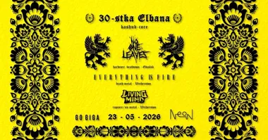 Grafika promocyjna wydarzenia 30-stka Elbana KASHUB-CORE — hardcoreowy gig w Pubie Neon (Wejherowo)