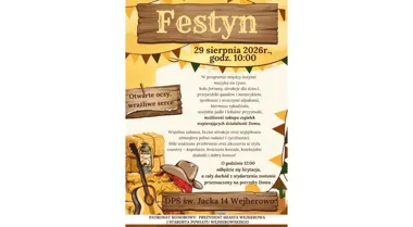 Grafika promocyjna wydarzenia Festyn „Otwarte oczy, wrażliwe serce”