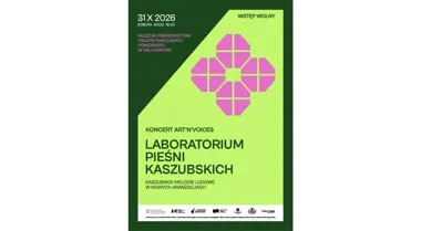 Grafika promocyjna wydarzenia Koncert Art’n’Voices – Laboratorium pieśni kaszubskich