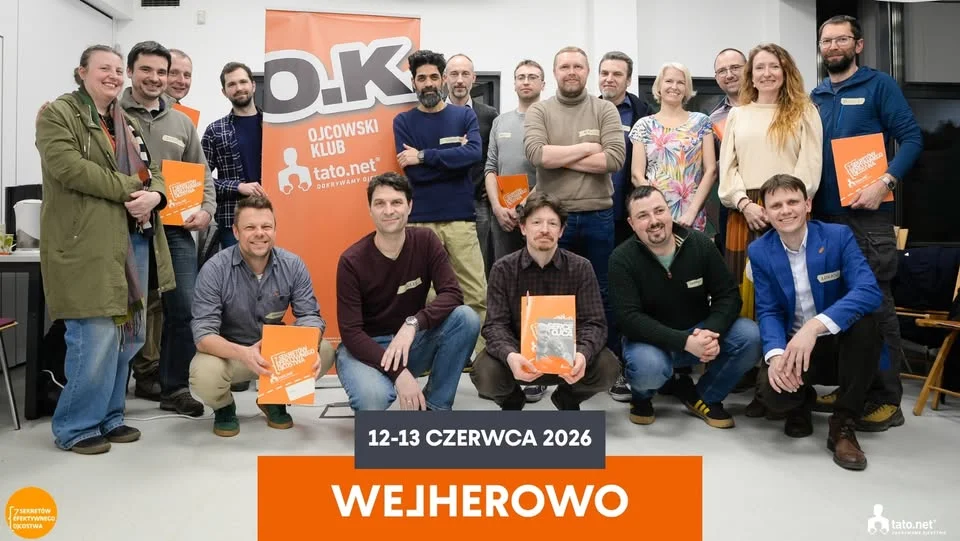 Grafika promocyjna wydarzenia WarszTaty w Wejherowie: 7 sekretów efektywnego ojcostwa