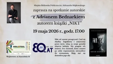 Adrian Bednarek - autor thrillerów, który z czerni robi znak rozpoznawczy
