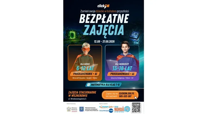Programowanie, Minecraft i matematyka. Bezpłatne warsztaty dla dzieci w Wejherowie