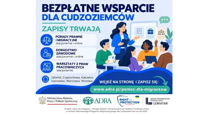 Bezpłatna pomoc dla cudzoziemców. Konsultacje online także dla mieszkańców Wejherowa