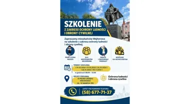 Bezpłatne szkolenie z bezpieczeństwa w Wejherowie. Liczba miejsc ograniczona