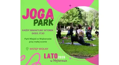 Letnia joga w wejherowskim parku. Bezpłatne wtorki przy małej scenie