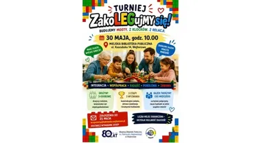 Klocki połączą pokolenia w Wejherowie. Biblioteka szykuje rodzinny turniej