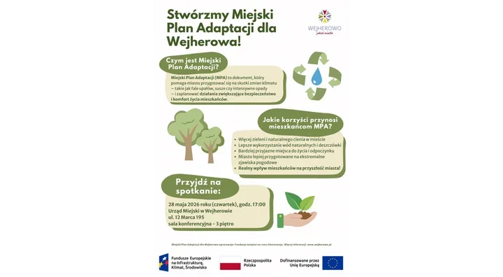 Wejherowo szykuje plan na upały i ulewy. Mieszkańcy będą współtworzyć dokument