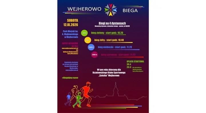 Wejherowo Biega wraca do parku. Cztery trasy i wspólny cel