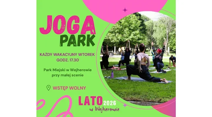 Letnia joga w wejherowskim parku. Bezpłatne wtorki przy małej scenie