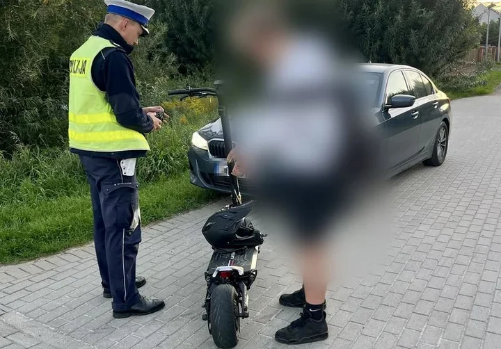 Cztery kontrole hulajnóg w powiecie wejherowskim. Mandat 1000 zł