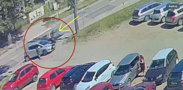 Sekundy od tragedii w Wejherowie - kask zatrzymał skutki potrącenia