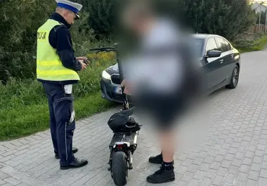 Cztery kontrole hulajnóg w powiecie wejherowskim. Mandat 1000 zł
