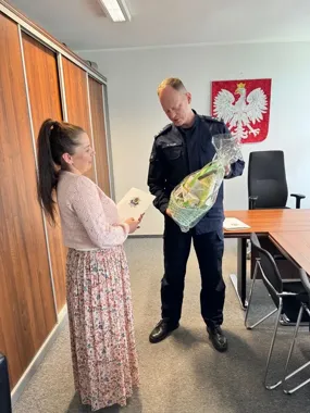 W komendzie w Wejherowie doceniono nauczycielki z Bolszewa za konkurs