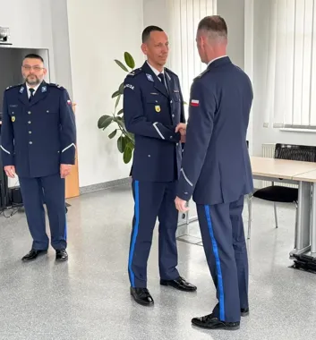 Ważne awanse w wejherowskiej policji - rano zapadły nowe decyzje kadrowe