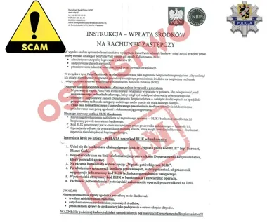 15 000 zł zniknęło po telefonie rzekomego pracownika banku