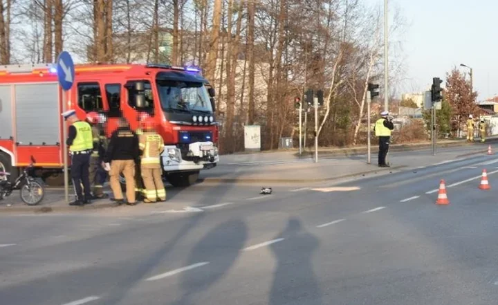 9-letnia rowerzystka ciężko ranna w Wejherowie - kask uległ zniszczeniu
